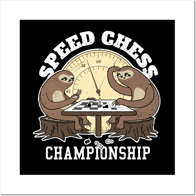 Speed Chess Championship Wall Art by propellerhead